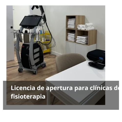 Licencia de apertura para clínicas de fisioterapia