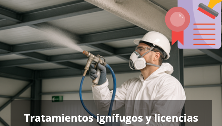 Tratamientos ignífugos y licencias: todo lo que necesitas saber si vas a declarar tu actividad