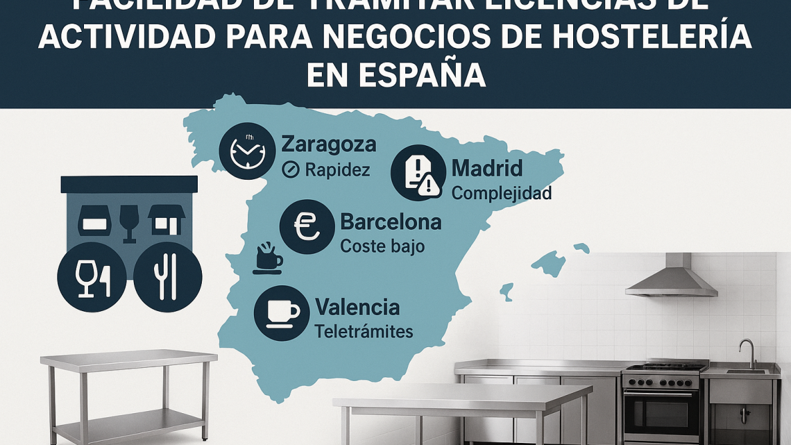 Licencia de hostelería en España: ¿dónde resulta más fácil obtenerla?