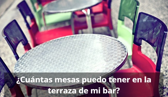 Terrazas de bares: cómo calcular el número de mesas permitido