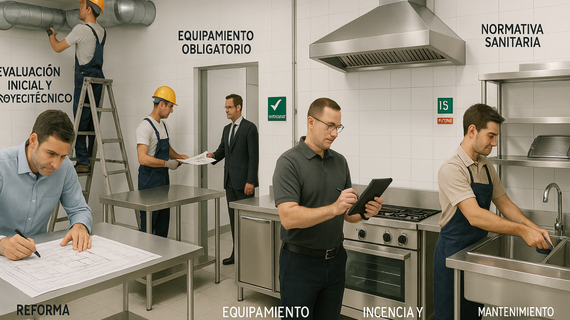 Lo que debes saber para que tu cocina industrial cumpla la normativa antes de abrir