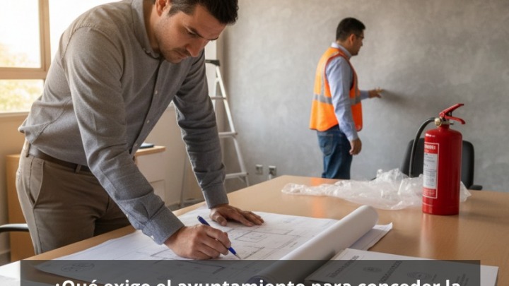 ¿Qué exige el ayuntamiento para conceder la licencia de actividad respecto a ignifugaciones?