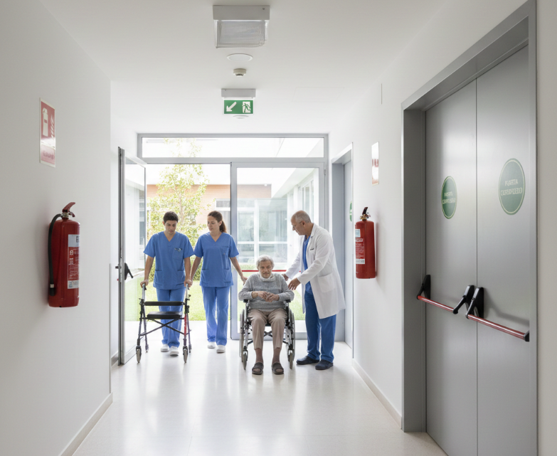 ¿Qué exige la normativa contra incendios para una residencia de ancianos?