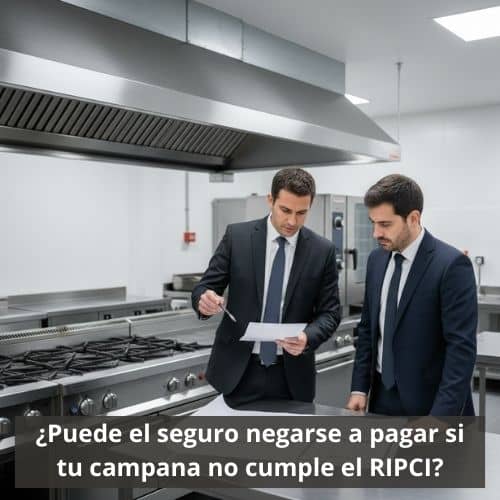 ¿Puede el seguro negarse a pagar si tu campana no cumple el RIPCI?